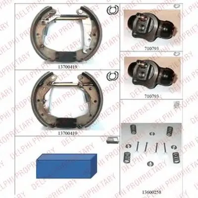 Комплект тормозных колодок DELPHI купить