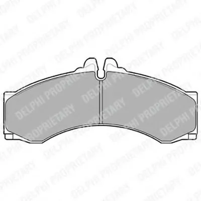 Комплект тормозных колодок, дисковый тормоз DELPHI купить
