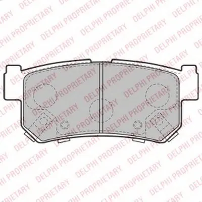 Комплект тормозных колодок, дисковый тормоз DELPHI купить