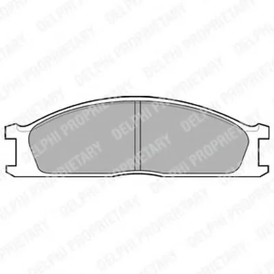 Комплект тормозных колодок, дисковый тормоз DELPHI купить