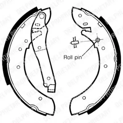 Комплект тормозных колодок DELPHI купить