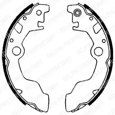 Комплект тормозных колодок DELPHI купить