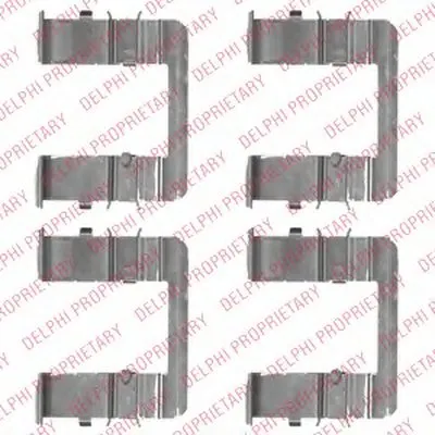 Комплектующие, колодки дискового тормоза DELPHI купить