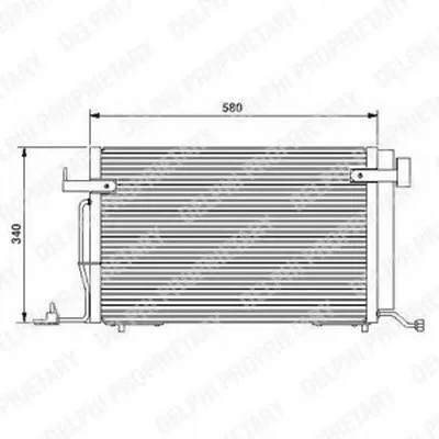 Конденсатор, кондиционер DELPHI купить