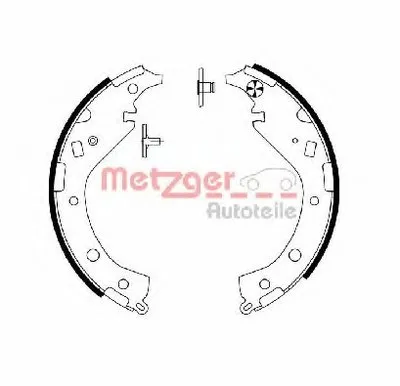 Комплект тормозных колодок METZGER купить