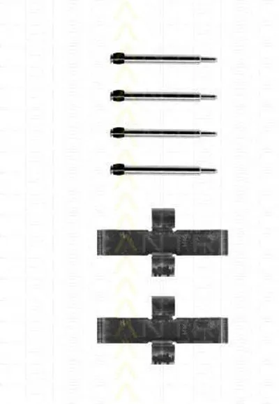 Комплектующие, колодки дискового тормоза TRISCAN купить
