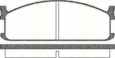 Комплект тормозных колодок, дисковый тормоз TRISCAN купить