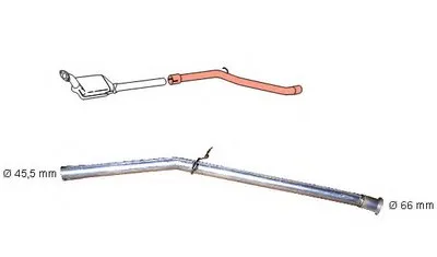 Ремонтная трубка, катализатор HJS купить