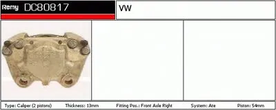 Тормозной суппорт Remanufactured REMY (Multiline) DELCO REMY купить