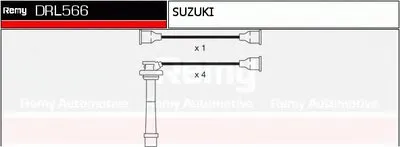 Комплект проводов зажигания Brand New REMY (Multiline) DELCO REMY купить