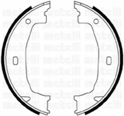 Комплект тормозных колодок, стояночная тормозная система METELLI купить