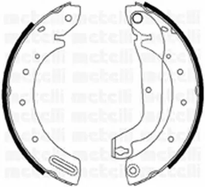 Комплект тормозных колодок METELLI купить