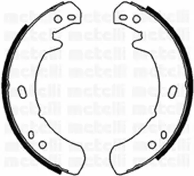 Комплект тормозных колодок, стояночная тормозная система METELLI купить