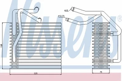 Испаритель, кондиционер NISSENS купить