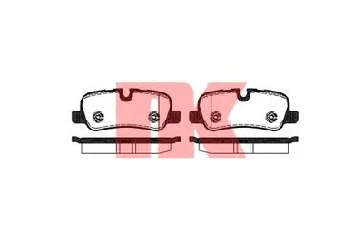 Комплект тормозных колодок, дисковый тормоз NK купить