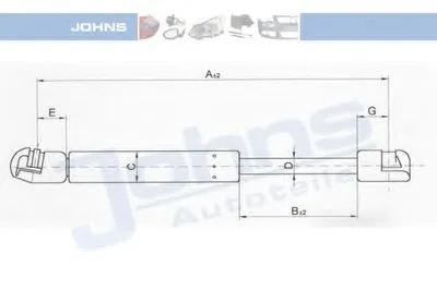 Газовая пружина, капот JOHNS купить