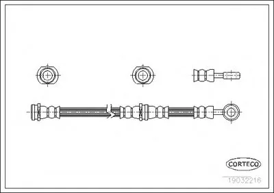 Тормозной шланг CORTECO купить