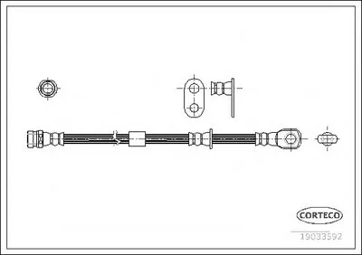 Тормозной шланг CORTECO купить