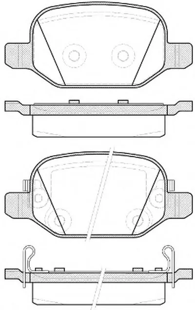 Комплект тормозных колодок, дисковый тормоз KAWE купить