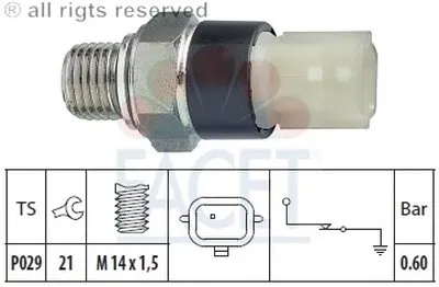 Выключатель с гидропроводом FACET купить