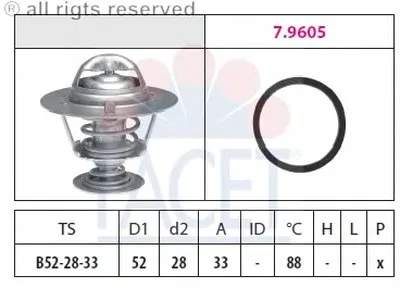 Термостат, охлаждающая жидкость FACET купить