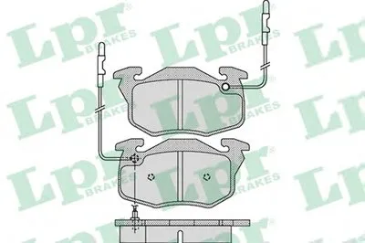 Комплект тормозных колодок, дисковый тормоз LPR купить