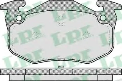 Комплект тормозных колодок, дисковый тормоз LPR купить