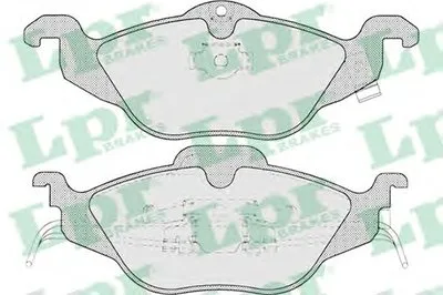 Комплект тормозных колодок, дисковый тормоз LPR купить