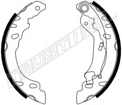 Комплект тормозных колодок TRUSTING купить