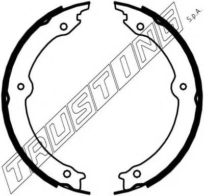 Комплект тормозных колодок, стояночная тормозная система TRUSTING купить