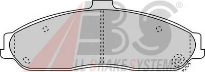 Комплект тормозных колодок, дисковый тормоз A.B.S. купить