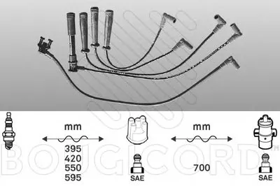 Комплект проводов зажигания BOUGICORD купить
