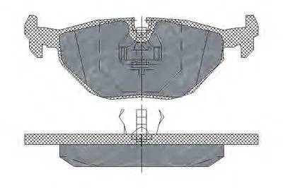 Комплект тормозных колодок, дисковый тормоз SCT Germany купить