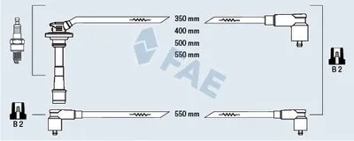 Комплект проводов зажигания FAE купить