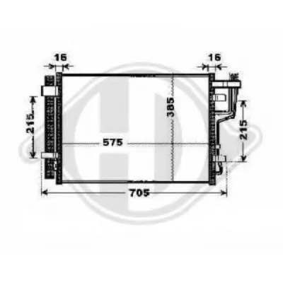 Конденсатор, кондиционер DIEDERICHS купить