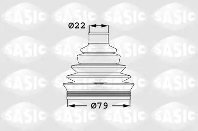 Комплект пылника, приводной вал SASIC купить
