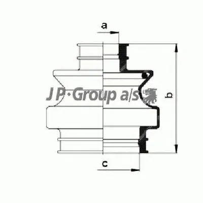 Комплект пылника, приводной вал QH JP GROUP купить
