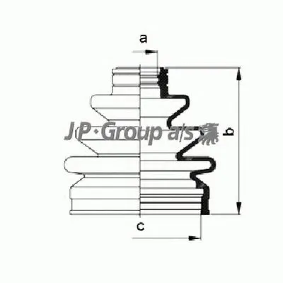 Комплект пылника, приводной вал QH JP GROUP купить