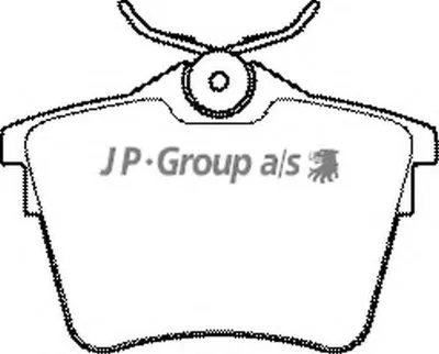 Комплект тормозных колодок, дисковый тормоз QH JP GROUP купить