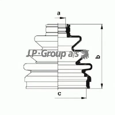 Комплект пылника, приводной вал QH JP GROUP купить