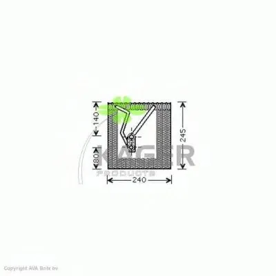 Испаритель, кондиционер KAGER купить