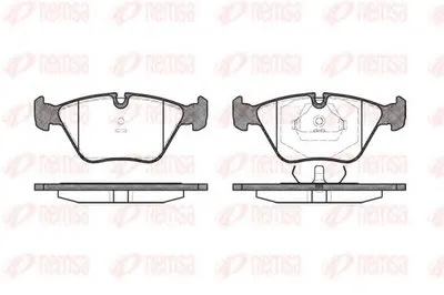 Комплект тормозных колодок, дисковый тормоз KAWE купить