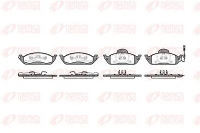 Комплект тормозных колодок, дисковый тормоз KAWE купить