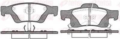 Комплект тормозных колодок, дисковый тормоз KAWE купить