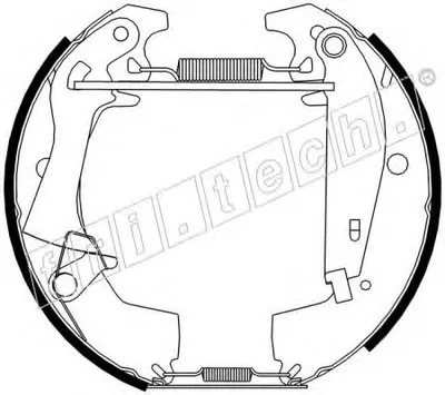 Комплект тормозных колодок FAST KIT fri.tech. купить