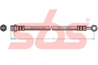 Тормозной шланг sbs купить
