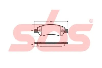 Комплект тормозных колодок, дисковый тормоз sbs купить
