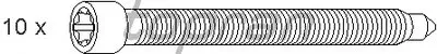 Комплект болтов головки цилидра TOPRAN купить