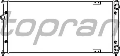 Радиатор, охлаждение двигателя TOPRAN купить