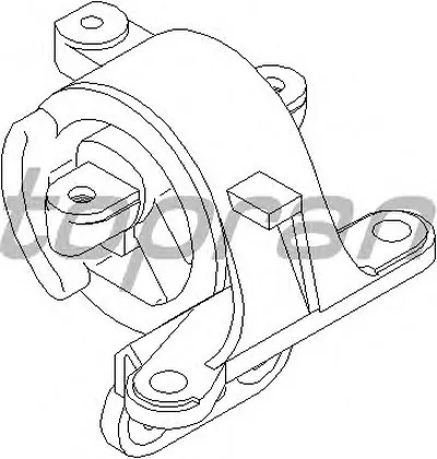 Подвеска, автоматическая коробка передач; Подвеска, ступенчатая коробка передач TOPRAN купить